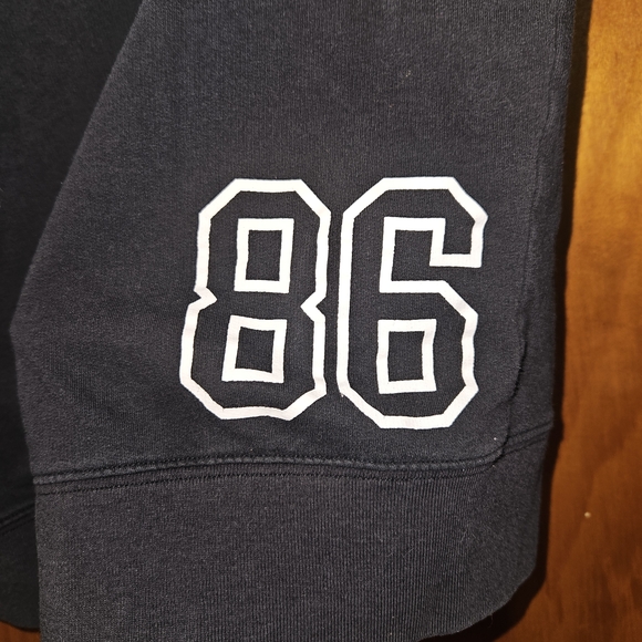 Victoria's Secret Black Hoodie with White and Pink Accents - Picture 5 of 5